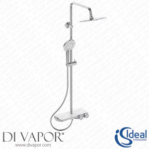 Ideal Standard Ceratherm S200 Shower System with Rail Mounted Handset and Exposed Thermostatic Mixer Shelf - ISCER36 Spare Parts