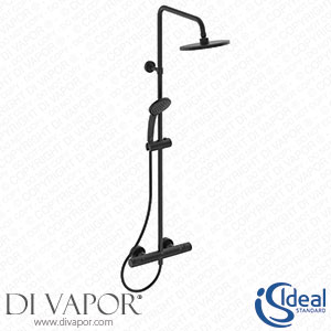 Ideal Standard Ceratherm Silk Black T25 Dual Exposed Thermostatic Shower Mixer with Idealrain Silk Black Round Shower Head and Handspray - ISSB029 Spare Parts