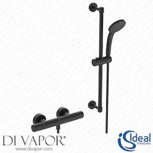 Ideal Standard Ceratherm Silk Black T25 Exposed Thermostatic Shower Mixer with Idealrain Silk Black Round Handspray - ISSB030 Spare Parts