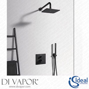 Ideal Standard Ceratherm Silk Black T100 Square Thermostatic Shower Valve - ISSB034 Spare Parts