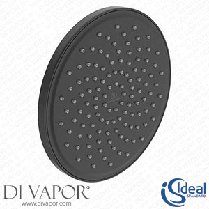 Ideal Standard Idealrain Silk Black Round 200Mm Shower Head + Wall Arm - ISSB040 Spare Parts
