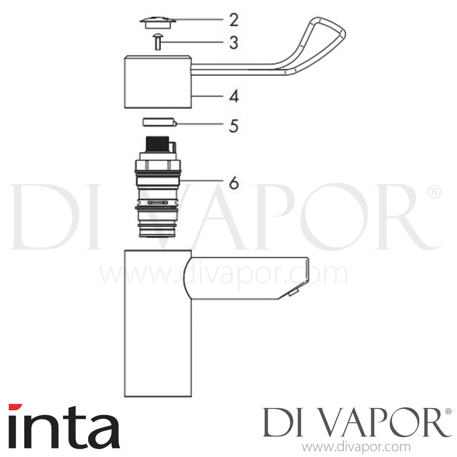 Inta IT1006CP Intatherm Safe Touch Sequential Thermostatic Mixer Tap