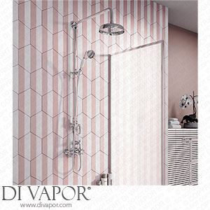 Victorian Plumbing Traditional Twin Exposed Shower Package with Valve + Victorian Grand Rigid Riser Kit - ITY313-AM312 - Spare Parts