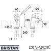 Bristan J 1HBSM C Mixer Spare Diagram