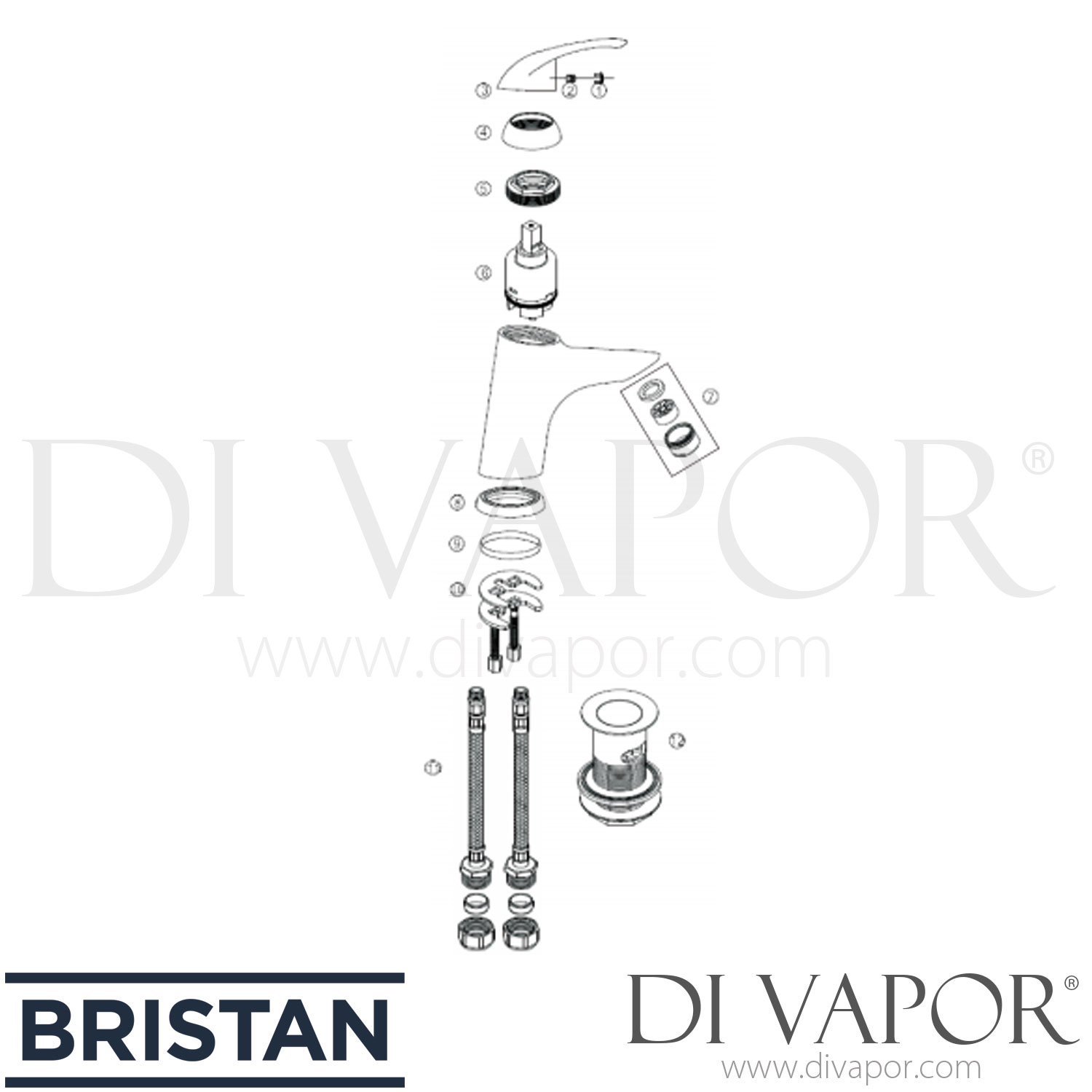 Bristan J BAS E4 C Java Basin Mixer Tap Eco 4 Litre 25/04/2017