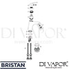 Bristan J BAS E6 Mixer Spare Tech Diagram