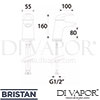 Bristan J BASNW C Mixer Spare Diagram