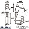 Bristan J BASSW C Mixer Spare Parts Diagram