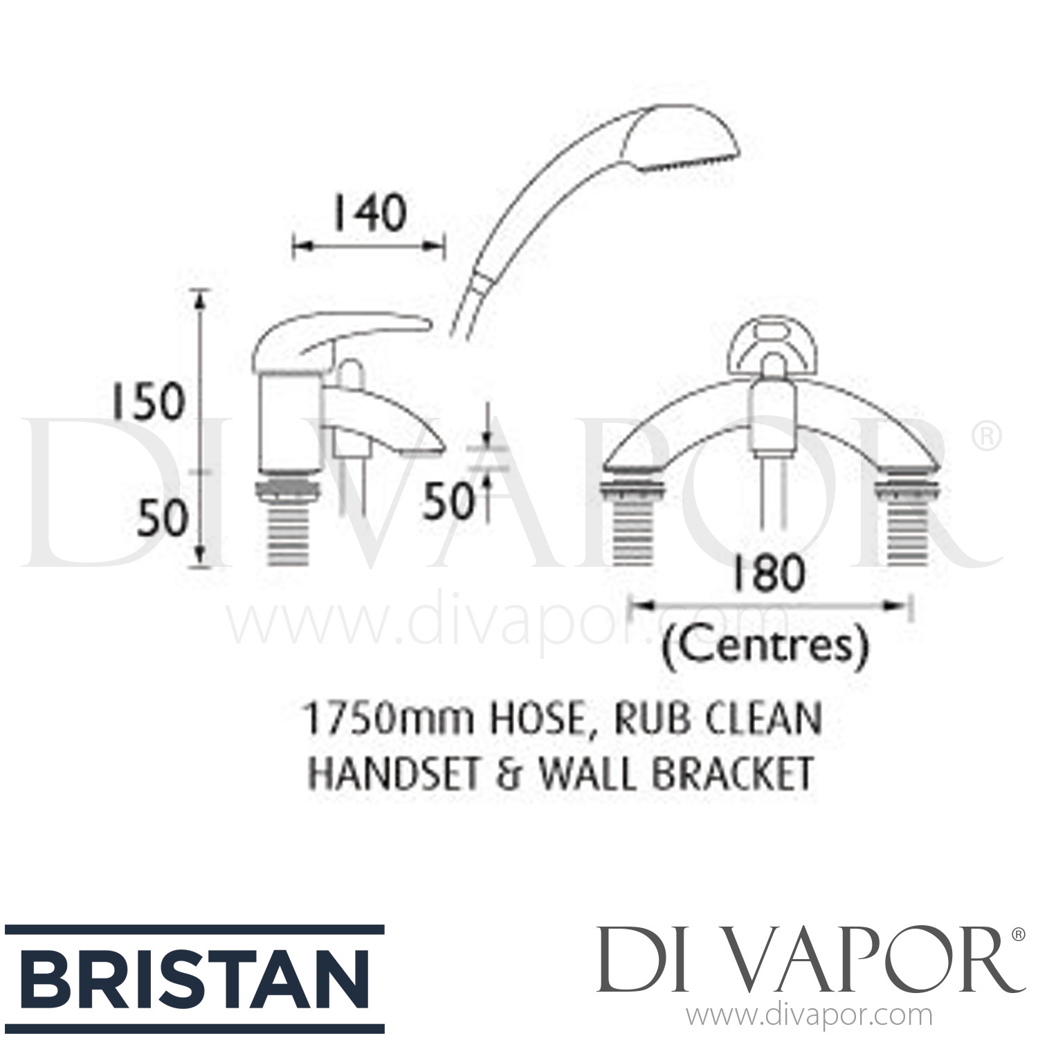 Bristan J SLPBSM C Java Bath Shower Mixer Tap Spare Parts