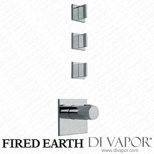 Fired Earth Dual control, thermostatic shower with 3 valves (JAZZENC3X) Spare Parts