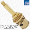 80mm Steam Shower & Shower Cabin Flow Cartridge - 3/4" - Anti-Clockwise Open