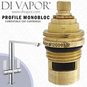 John Lewis Profile Monobloc Hot Tap Cartridge Compatible Spare - JLP8854