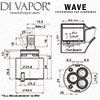 John Lewis Wave 40mm Single Lever Tap Cartridge Compatible Spare JLW6662