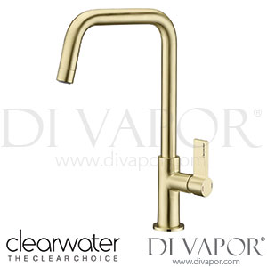 Clearwater JO3BB Jovian U Single Lever Brushed Brass Monobloc Kitchen Mixer Tap Spare Parts
