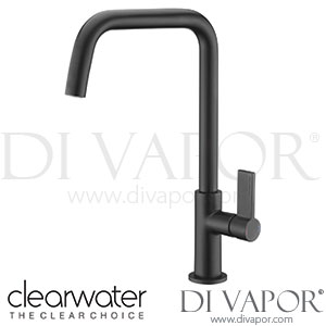 Clearwater JO3MB Jovian U Single Lever Matt Black Monobloc Kitchen Mixer Tap Spare Parts
