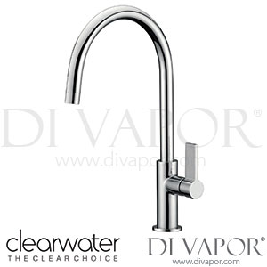 Clearwater JO4CP Jovian C Single Lever Chrome Monobloc Kitchen Mixer Tap Spare Parts