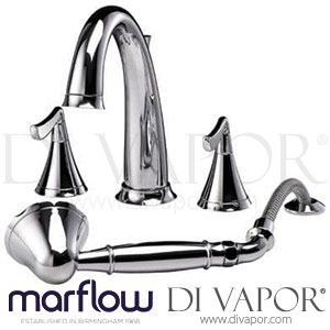 Marflow JOU364.01 Joust Four Hole Bath Shower Mixer Low Pressure CD Spare Parts