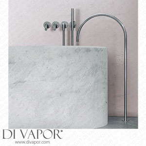 John Pawson Set 25 Thermostatic Complete Bath Set with Pencil Hand Shower JP SET25THERM.1 - BRUSHED INOX Spare Parts