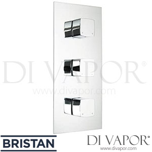 Bristan JS2 SHC3DIV C JS2 Thermostatic Recessed Shower Valve