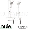 Nuie JTY004 Shower Slide Rail Kit Spare Parts Diagram