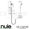 Nuie JTY034 Shower Slide Rail Kit Spare Parts Diagram