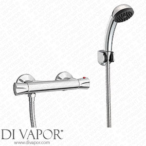 Victorian Plumbing Naples Contemporary Thermostatic Shower Bar Valve + Shower Kit - JTY308-53120 - Spare Parts