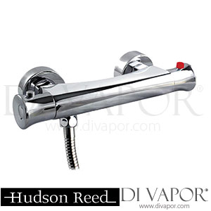 Ultra Contemporary Thermostatic Shower Bar Valve (Bottom Outlet) (Chrome) - Spare Parts