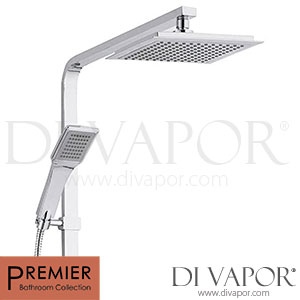 Premier JTY365 Square Thermostatic Shower with Kit Spare Parts