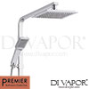 Premier JTY365 Square Thermostatic Shower with Kit Parts