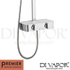 Premier JTY365 Square Thermostatic Shower with Kit Spare