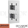 Premier JTY371 Pioneer Square Twin Shower Spare