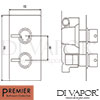 Premier JTY392 Round Twin Shower Diagram