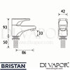 Bristan JU 1 2 E4 C Spare Diagram