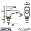 Bristan JU 1 2 E6 C Spare Diagram