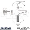 Bristan JU 1 2 E6 C Spare Tech Diagram