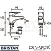 Bristan JU BAS C Mixer Spare Diagram
