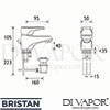Bristan JU BAS E4 C Mixer Spare Diagram