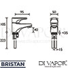 Bristan JU BASNW C Mixer Spare Diagram