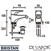 Bristan JU BID C Mixer Spare Parts Diagram