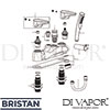 Bristan JU BSM C Mixer Spare Tech Diagram