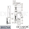 Bristan JU EBAS C Mixer Spare Tech Diagram