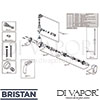 Bristan JU MTLSHX C Spare Tech Diagram