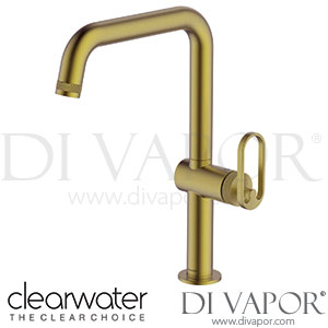 Clearwater JUL10BB Juno Single Lever Brushed Brass Monobloc Kitchen Mixer Tap Spare Parts