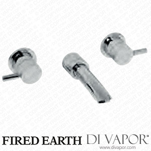 Fired Earth Wall mounted 3 hole basin mixer (JURWALLBASINFIL) Spare Parts