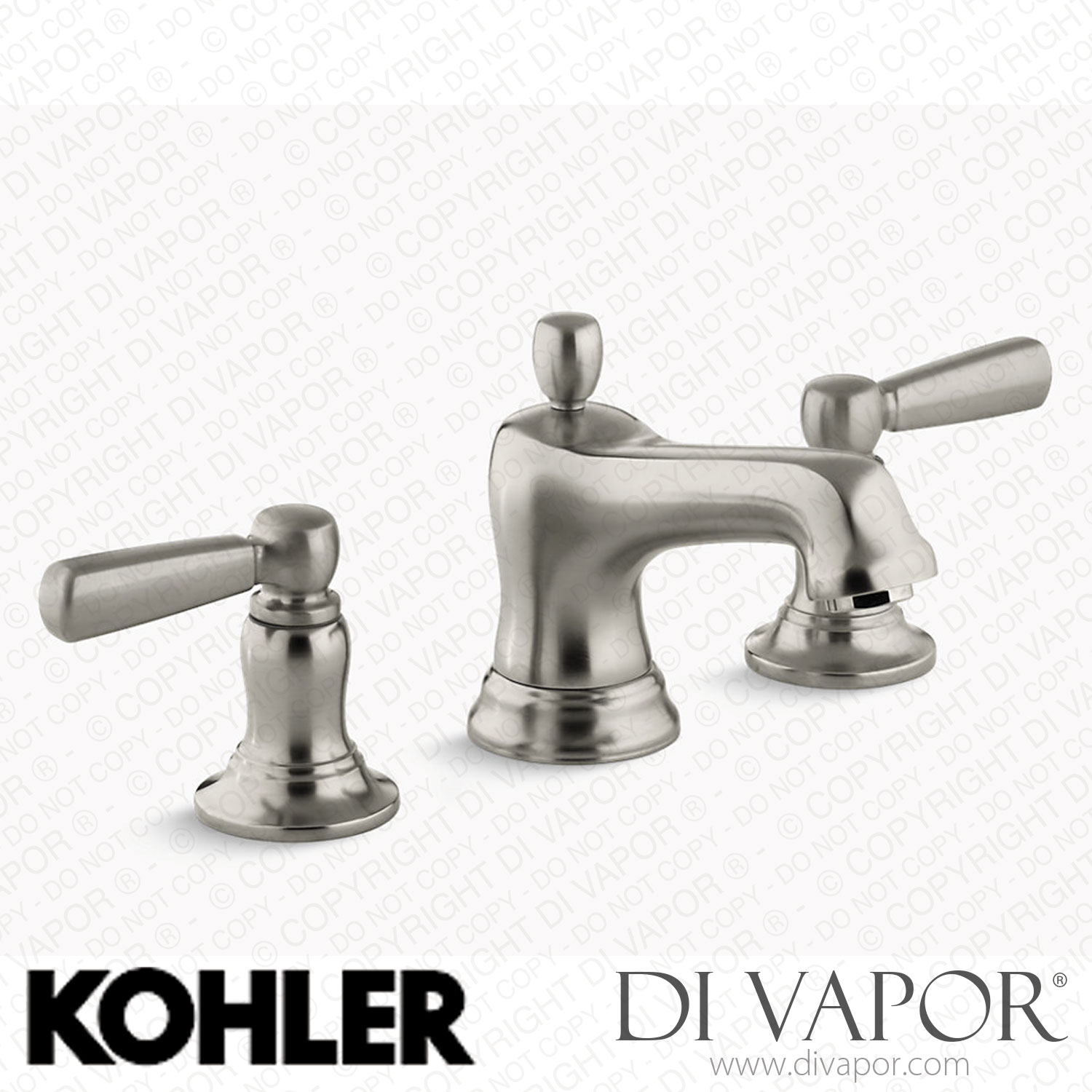 "Kohler Widespread Bathroom Sink Tap, 1.2 GPM (K105774BN) Spare Parts"