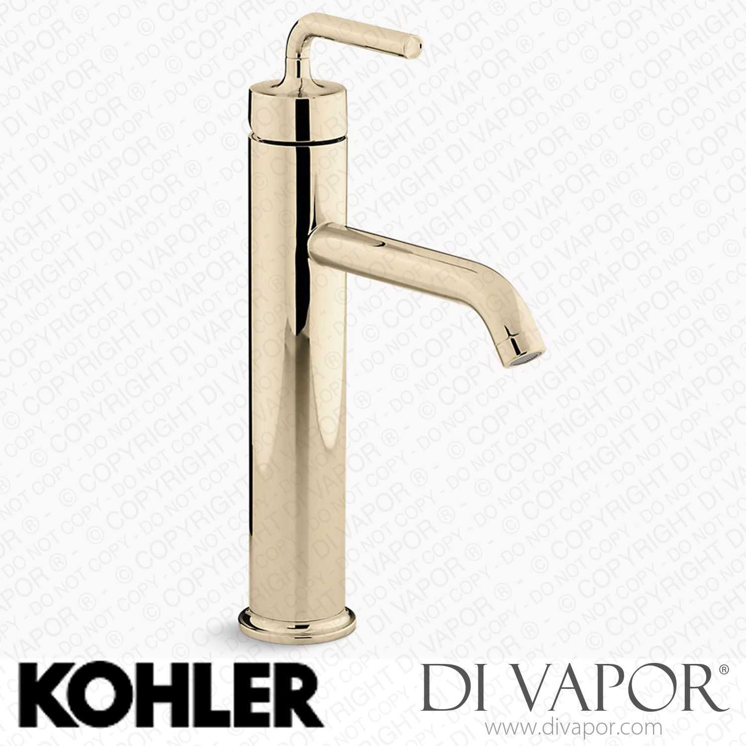 Kohler Tall SingleHandle Bathroom Sink Tap with Lever Handle, 1.2 GPM