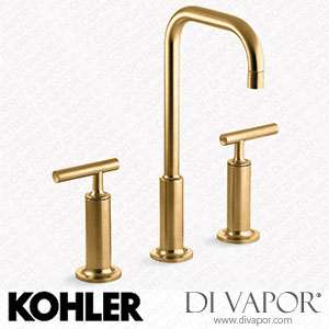 Kohler Widespread Bathroom Sink Tap with Lever Handles, 1.2 GPM (K-14408-4-2MB) Spare Parts