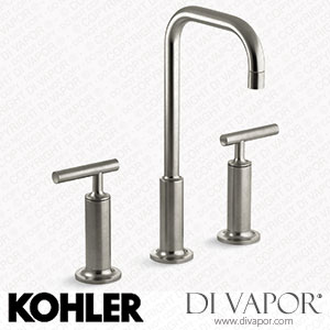 Kohler Widespread Bathroom Sink Tap with Lever Handles, 1.2 GPM (K-14408-4-BN) Spare Parts