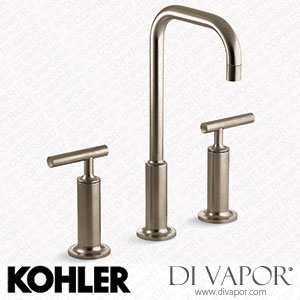 Kohler Widespread Bathroom Sink Tap with Lever Handles, 1.2 GPM (K-14408-4-BV) Spare Parts