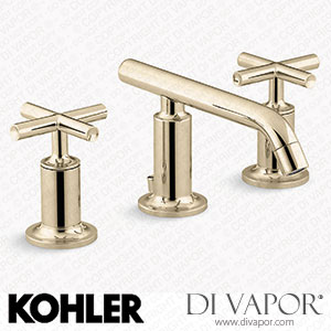 Kohler Widespread Bathroom Sink Tap with Lever Handles, 1.2 GPM (K-14410-3-AF) Spare Parts